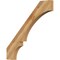 Ekena Millwork 4"W x 44"D x 44"H Balboa Rough Sawn Knee Brace, Western Red Cedar BRC04X44X44BOA00RWR - alternate 1